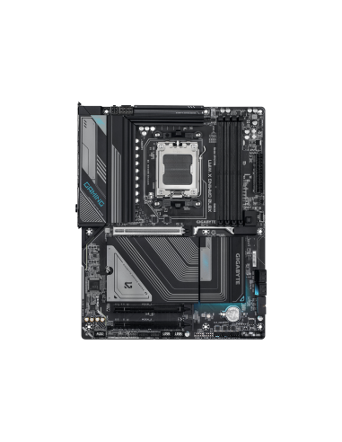 GIGABYTE X870 GAMING X WIFI7 Placa Base - Compatible con CPUs AMD Ryzen 9000, 16+2+2 fases VRM, hasta 8000MHz DDR5 (OC), 1xPCIe 