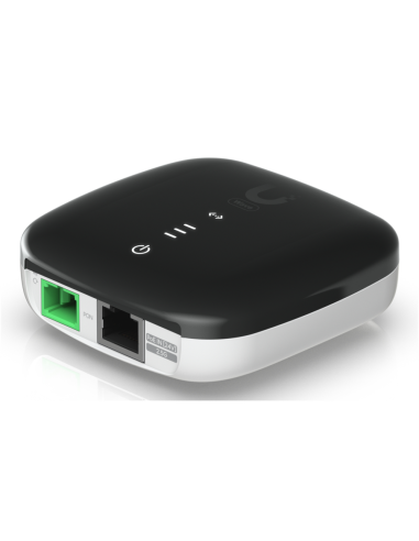 Ubiquiti WaveFiber ONU convertidor de medio 2488 Mbit/s 1490 nm Negro, Blanco