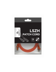 Gembird PP6A-LSZHCU-R-2M cable de red Rojo Cat6a S/FTP (S-STP)