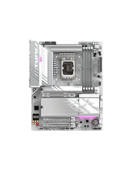 GIGABYTE Placa base Z890 AORUS ELITE WIFI7 ICE - Compatible con CPUs Intel Core Ultra (Serie 2), VRM de 16+1+2 fases, hasta 8800