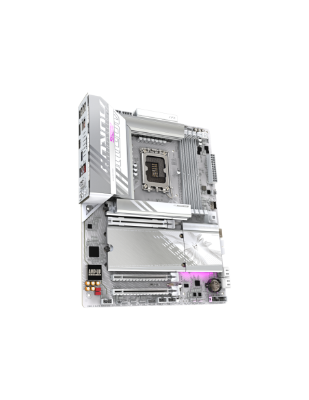 GIGABYTE Placa base Z890 AORUS ELITE WIFI7 ICE - Compatible con CPUs Intel Core Ultra (Serie 2), VRM de 16+1+2 fases, hasta 8800