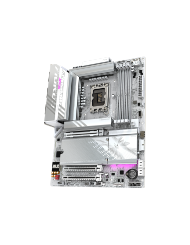 GIGABYTE Placa base Z890 AORUS ELITE WIFI7 ICE - Compatible con CPUs Intel Core Ultra (Serie 2), VRM de 16+1+2 fases, hasta 8800