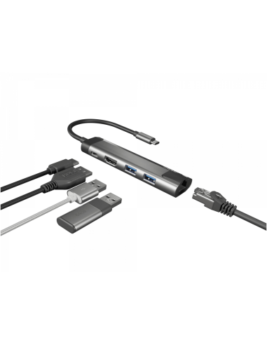 NATEC Fowler Go USB 3.2 Gen 1 (3.1 Gen 1) Type-C Acero inoxidable