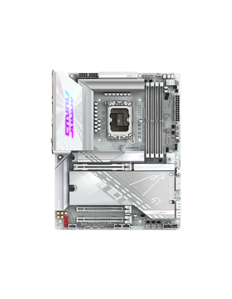 GIGABYTE Placa base Z890 AORUS PRO ICE - Compatible con CPUs Intel Core Ultra (Serie 2), VRM de 16+1+2 fases, hasta 9500MHz DDR5