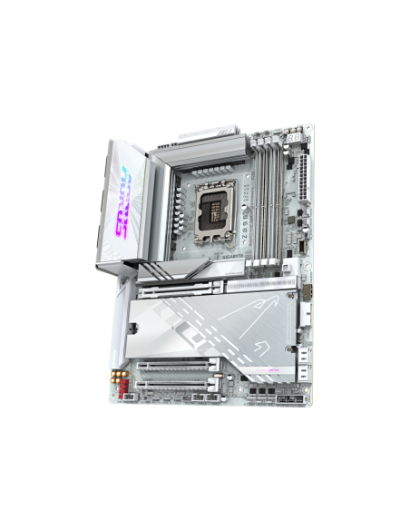 GIGABYTE Placa base Z890 AORUS PRO ICE - Compatible con CPUs Intel Core Ultra (Serie 2), VRM de 16+1+2 fases, hasta 9500MHz DDR5