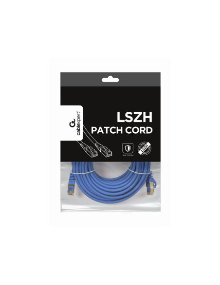 Gembird PP6A-LSZHCU-B-10M cable de red Azul Cat6a S/FTP (S-STP)