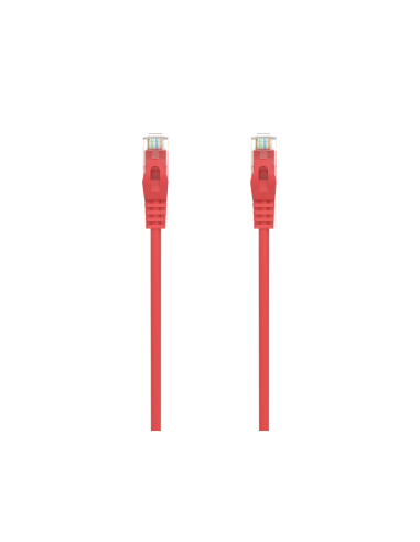 AISENS Cable de Red Latiguillo RJ45 LSZH Cat.6A 500 Mhz UTP AWG24, Rojo, 2.0M