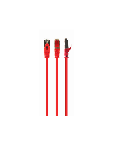 Gembird PP6A-LSZHCU-R-0.5M cable de red Rojo 0,5 m Cat6a S/FTP (S-STP)