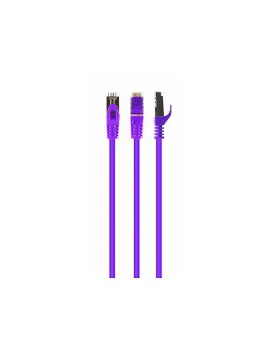 Gembird PP6A-LSZHCU-V-1M cable de red Violeta Cat6a S/FTP (S-STP)