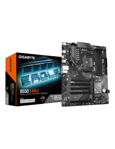 GIGABYTE B550 EAGLE Placa base - Procesadores AMD Ryzen serie 5000 G, VRM de 10+3+1 fases, hasta 3200 MHz DDR4, 1xPCIe 4.0 + 1xP 2