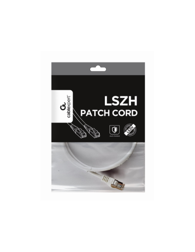Gembird PP6A-LSZHCU-W-1M cable de red Blanco Cat6a S/FTP (S-STP)