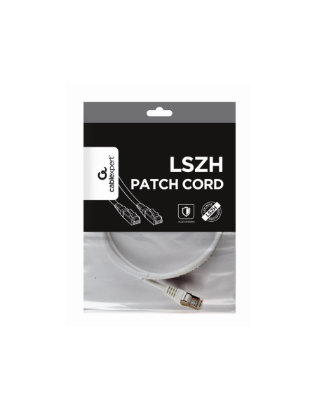 Gembird PP6A-LSZHCU-W-1M cable de red Blanco Cat6a S/FTP (S-STP)