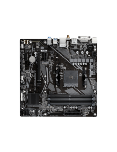 GIGABYTE A520M DS3H AC Placa Base - Procesadores AMD Ryzen Serie 5000, VRM de 5+3 fases, hasta 4733 MHz DDR5 (OC), 1xPCIe 3.0 M.