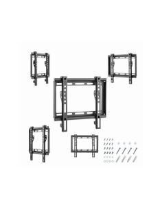 Gembird WM-42F-04 soporte para TV 106,7 cm (42") Negro