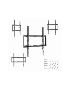 Gembird WM-55F-04 soporte para TV 139,7 cm (55") Negro