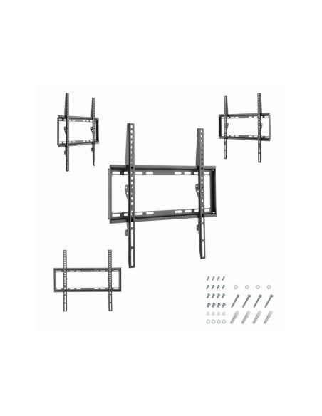 Gembird WM-55F-04 soporte para TV 139,7 cm (55") Negro