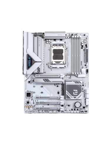 GIGABYTE B850 EAGLE WIFI7 ICE Placa base - Procesadores AMD Ryzen serie 9000, VRM digital de 8+2+2 fases, hasta 8200 MHz DDR5 (O