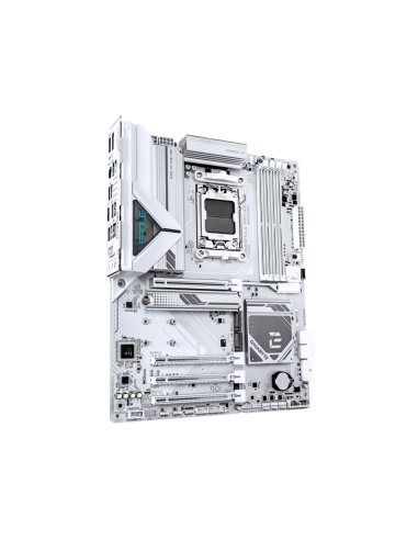 GIGABYTE B850 EAGLE WIFI7 ICE Placa base - Procesadores AMD Ryzen serie 9000, VRM digital de 8+2+2 fases, hasta 8200 MHz DDR5 (O