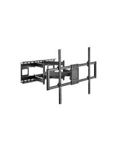 AISENS Soporte Pro Giratorio, Inclinable Y Nivelable Para Monitor/tv 120kg De 60-120, Negro