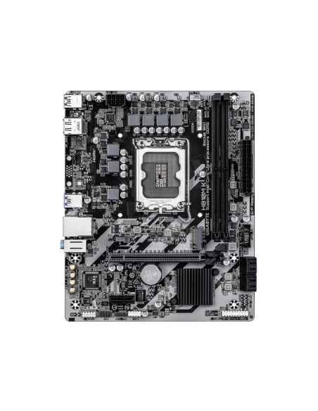 GIGABYTE H810M K Placa Base – Procesadores Intel Core Ultra (Serie 2), VRM de 3+1+2 fases, hasta 6400 MHz DDR5, 1 x M.2 PCIe 4.0