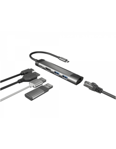 NATEC Fowler Go USB 3.2 Gen 1 (3.1 Gen 1) Type-C Acero inoxidable