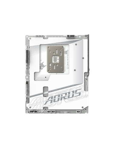 GIGABYTE X870 AORUS STEALTH ICE Placa Base – Compatible con procesadores AMD Ryzen 9000, VRM digital de 16+2+2 fases, hasta 8200