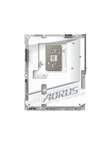 GIGABYTE X870 AORUS STEALTH ICE Placa Base – Compatible con procesadores AMD Ryzen 9000, VRM digital de 16+2+2 fases, hasta 8200