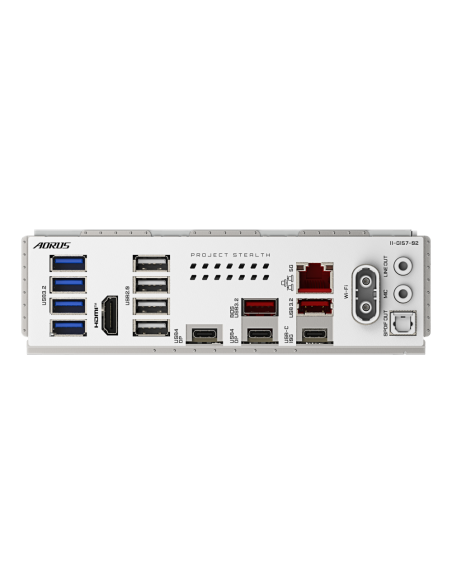 GIGABYTE X870 AORUS STEALTH ICE Placa Base – Compatible con procesadores AMD Ryzen 9000, VRM digital de 16+2+2 fases, hasta 8200