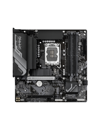 GIGABYTE B760M GAMING X DDR4 GEN5 Placa Base – Compatible con procesadores Intel Core 14ª generación, VRM de 8+1+1 fases, hasta 