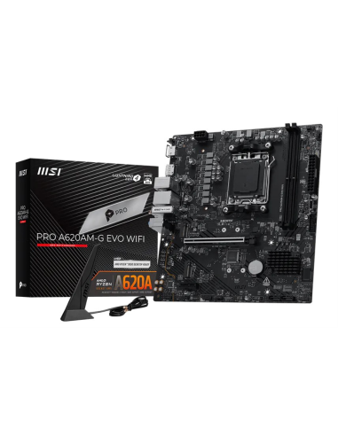 MSI Pro A620AM-G EVO WIFI AMD A620A Zócalo AM5 micro ATX