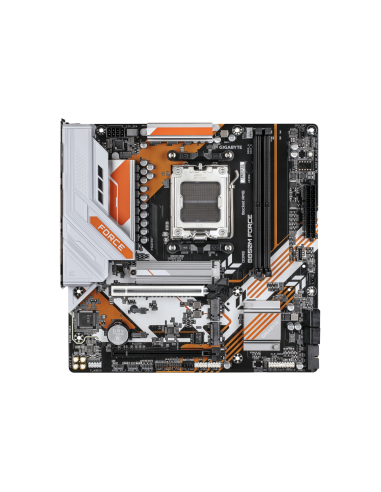 GIGABYTE B850M FORCE Placa Base – Compatible con procesadores AMD Ryzen serie 9000, VRM digital de 8+2+2 fases, hasta 9600 MHz D