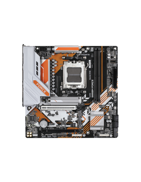 GIGABYTE B850M FORCE Placa Base – Compatible con procesadores AMD Ryzen serie 9000, VRM digital de 8+2+2 fases, hasta 9600 MHz D
