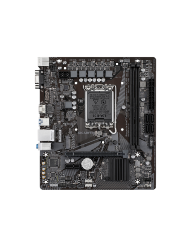 GIGABYTE H610M H V2 Placa base - Compatible con procesadores Intel Core 14th CPUs, 4+1+1 Hybrid Digital VRM, up to 5600MHz DDR5,