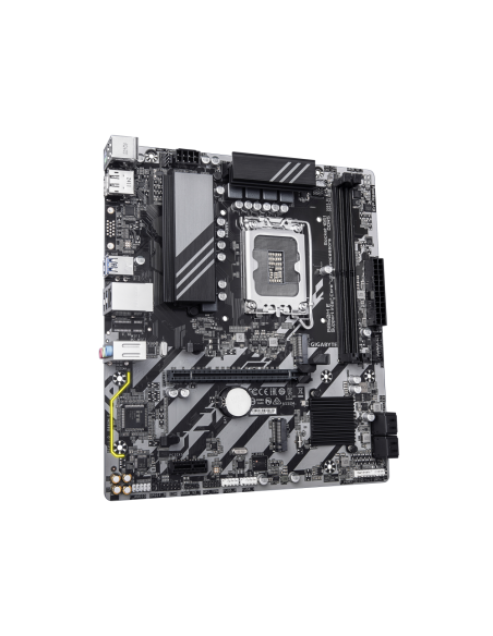 GIGABYTE B860M E Placa Base - Procesadores Intel Core Ultra Series, VRM de 4+1+2 fases, hasta 8800MHz DDR5 (O.C), 2xPCIe 4.0 M.2