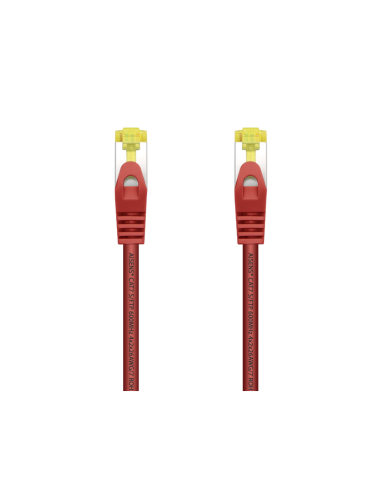 AISENS Cable De Red Latiguillo RJ45 LSZH Cat.7 600 MHz S/FTP PIMF AWG26, Rojo, 2.0 m