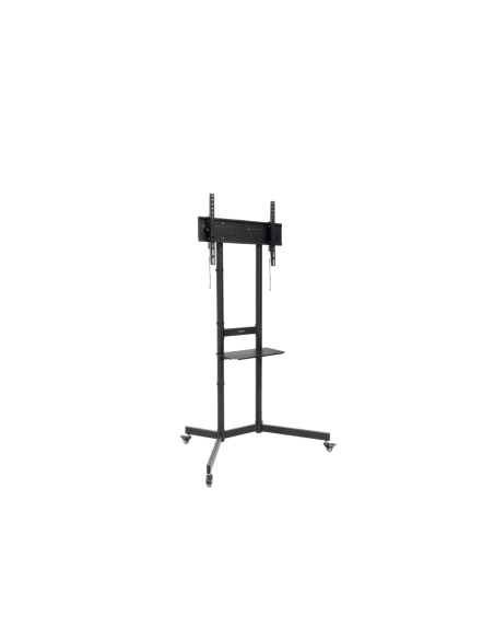 TooQ “KEFRÉN” Soporte de suelo con Ruedas para pantallas de 37”-70”, Negro