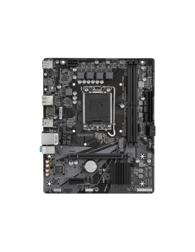 GIGABYTE H610M K V2 Placa base - Procesadores Intel Core 14ª generación, hasta 5600 MHz DDR5, 1xPCIe 3.0 M.2, LAN 1GbE, USB 3.2 