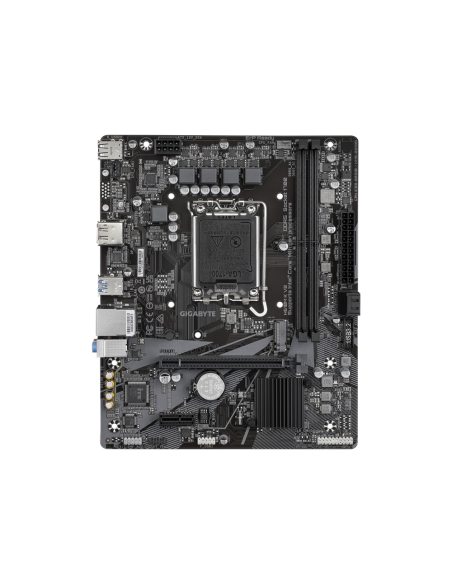 GIGABYTE H610M K V2 Placa base - Procesadores Intel Core 14ª generación, hasta 5600 MHz DDR5, 1xPCIe 3.0 M.2, LAN 1GbE, USB 3.2 