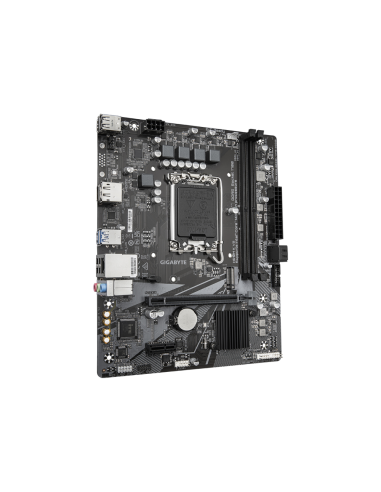 GIGABYTE H610M K V2 Placa base - Procesadores Intel Core 14ª generación, hasta 5600 MHz DDR5, 1xPCIe 3.0 M.2, LAN 1GbE, USB 3.2 