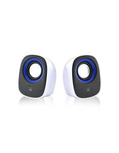 Ewent EW3513 altavoz De 1 vía Negro, Azul, Blanco Alámbrico 5 W