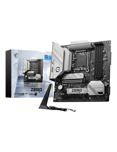 MSI B760M PROJECT ZERO placa base Intel B760 LGA 1700 micro ATX