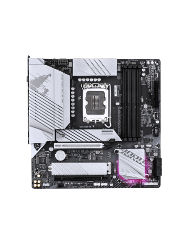 GIGABYTE B760M AORUS ELITE WIFI6E GEN5 Placa Base – Compatible con procesadores Intel Core 14ª generación, VRM digital de 12+1+1