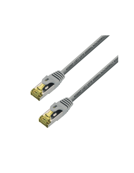 AISENS A146-0334 cable de red Gris 1 m Cat7 S/FTP (S-STP)