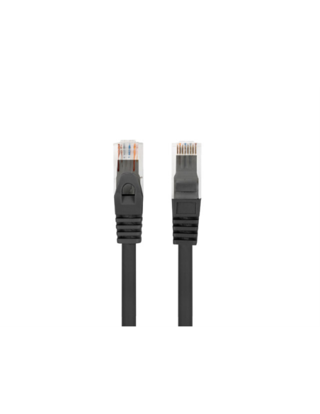 Lanberg PCU6-10CU-0100-BK cable de red Negro 1 m Cat6 U/UTP (UTP)