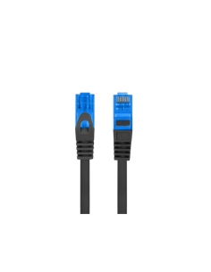 Lanberg PCF6A-10CC cable de red Negro 1 m Cat6a S/FTP (S-STP)