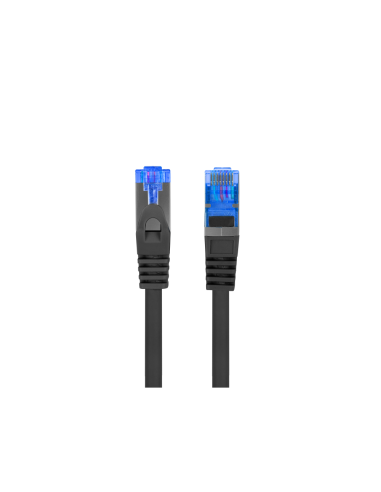 Lanberg PCF6A-10CC-0025-BK cable de red Negro 0,25 m Cat6a S/FTP (S-STP)
