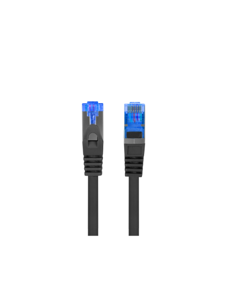 Lanberg PCF6A-10CC-0025-BK cable de red Negro 0,25 m Cat6a S/FTP (S-STP)