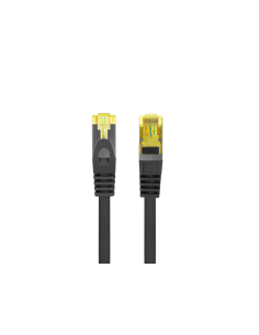 Lanberg PCF6A-10CU-0100-BK cable de red Negro 1 m Cat6a S/FTP (S-STP)
