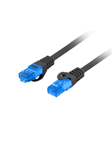 Lanberg PCF6A-10CC-0300-BK cable de red Negro 3 m Cat6a S/FTP (S-STP)