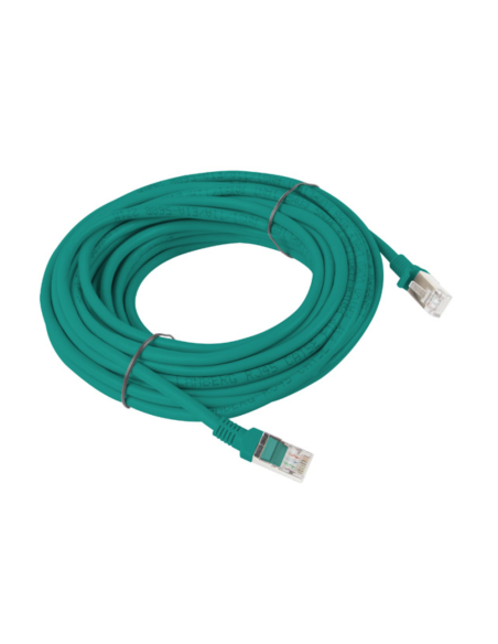 Lanberg PCU5-10CC-1000-G cable de red Verde 10 m Cat5e U/UTP (UTP)